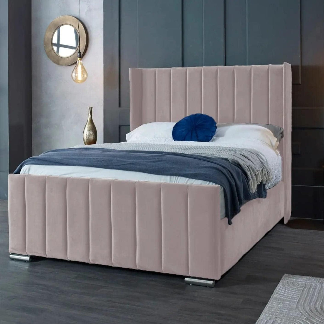 Bed with a Frame - Vienna Wingback Bed 5
